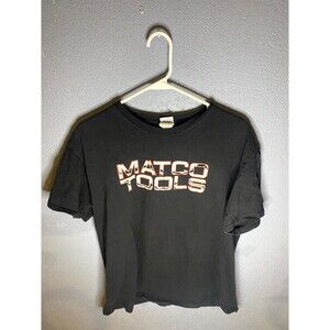 Matco Tools T-shirt Black Size Large Truck Logo On Back- Cool Shirt!!